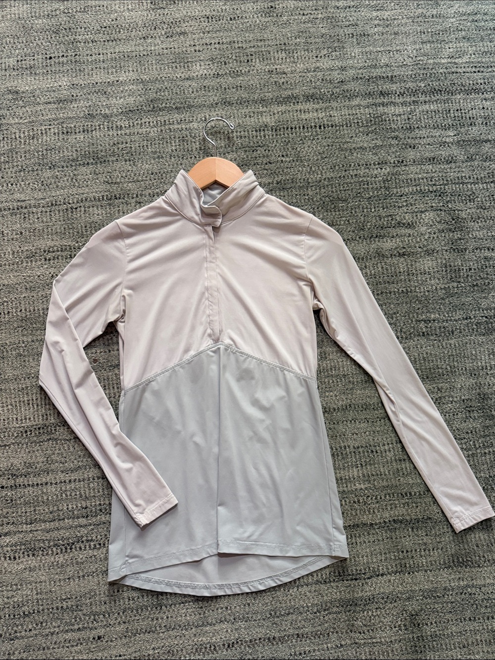 70 DEGREES CHEVRON BLOCK LONG SLEEVE SHOW SHIRT XS